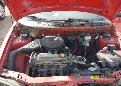 1997 Geo Metro z USA, uszkodzony, nr VIN 2C1MR2269V6728738